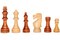 WE Games Staunton Wooden Weighted Chess Pieces, 3.75 in. King